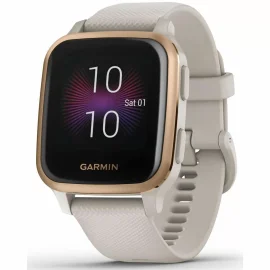 Zegarek Garmin Venu Sq Music smartwatch z czujnikiem tętna beżowy
