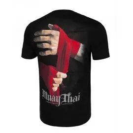 Koszulka Pit Bull 190 Regular Series Muay Thai FD '23 - Czarna