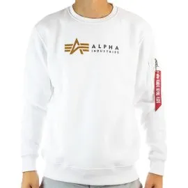 Bluza Alpha Industries Alpha Label 118312 09 - Biała