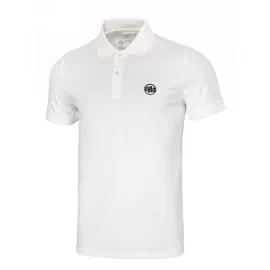 Koszulka Polo Pit Bull Jersey Slim Fit Spandex 210 Small Logo '23 - Biała