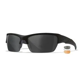 Okulary Taktyczne Wiley X Valor 2.5 grey / clear / light rust, czarne oprawki