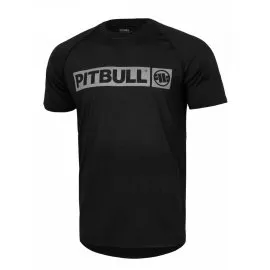 Koszulka Pit Bull Middle Weight 190 Polyester-Elasthan Sport Basic Hilltop '23 - Czarna