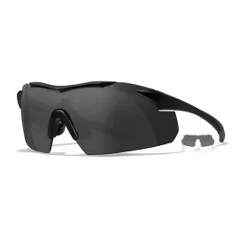 Okulary Taktyczne Wiley X Vapor 2.5 3501 Set 2in1 Grey/Clear, Matte Black Frame