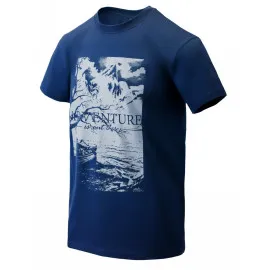 T-Shirt Helikon-Tex (Adventure Is Out There) - Dark Azure