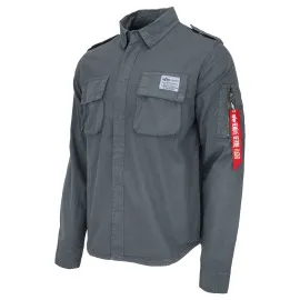 Koszula Alpha Industries Urban Military Shirt 138420 684 - Vintage Grey