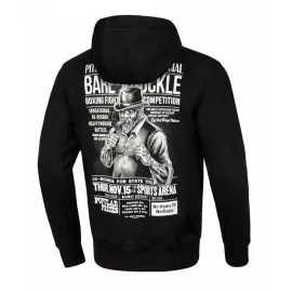 Bluza z kapturem Pit Bull Seria Regular Bare Knuckle '23 - Czarna