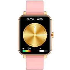 Smartwatch Garett GRC Classic złoty z różowym paskiem 5904238484814