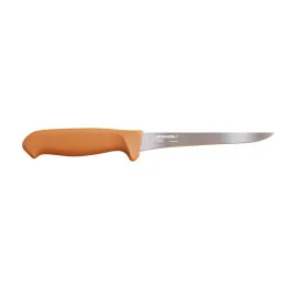 Wąski nóż do trybowania Morakniv Hunting Narrow Boning (S) - Olive Green / Pomarańczowy