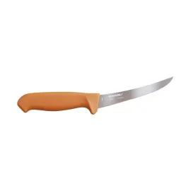 Zakrzywiony nóż do trybowania Morakniv Hunting Curved Boning (S) - Olive Green / Pomarańczowy