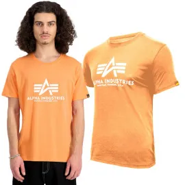 Koszulka Alpha Industries Basic 100501 710 - Pomarańczowa