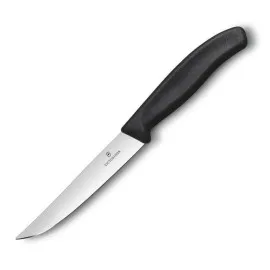 Victorinox - Swiss Classic Nóż ostrze gładkie 12 cm czarny, do steków