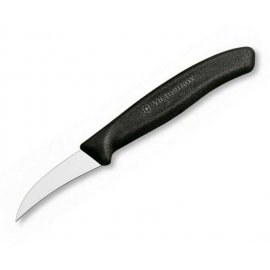 Nóż kuchenny Victorinox do jarzyn, zagięty, 6 cm, czarny