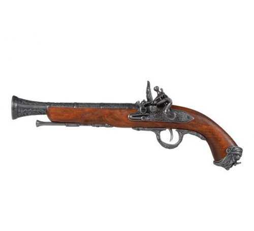 Replika włoskiego Pistoletu skałkowego z XVIII w DENIX 1031-G 5907461665388