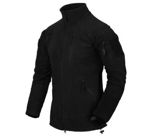 Bluza Helikon-Tex Alpha TACTICAL Grid Fleece Jacket - czarny BL-ALT-FG-01