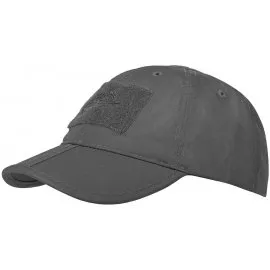 czapka Helikon-Tex Baseball FOLDING Cotton ripstop shadow grey