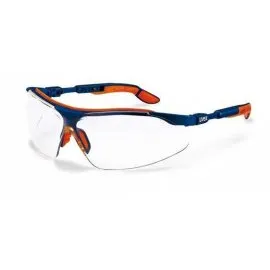 Okulary I-vo - bezbarwne, oprawki niebiesko-pomarańczowe