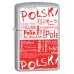 Zapalniczka ZIPPO Polska - napisy w różnych językach, Satin Chrome 60001763 041689728618 1